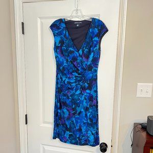 American Living Blue Floral Dress